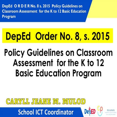 Deped-Order-No.08s.2015_A department order | PPT