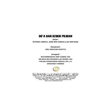 Doa dan-dzikir-pilihan