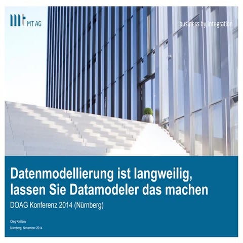 Datenmodellierung ist langweilig, lassen Sie Datamodeler das machen