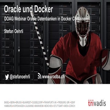 DOAG Webinar Oracle und Docker