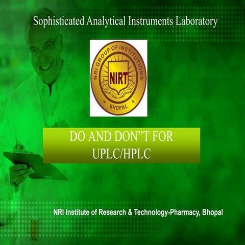 Do and Donts IN HPLC.ppt
