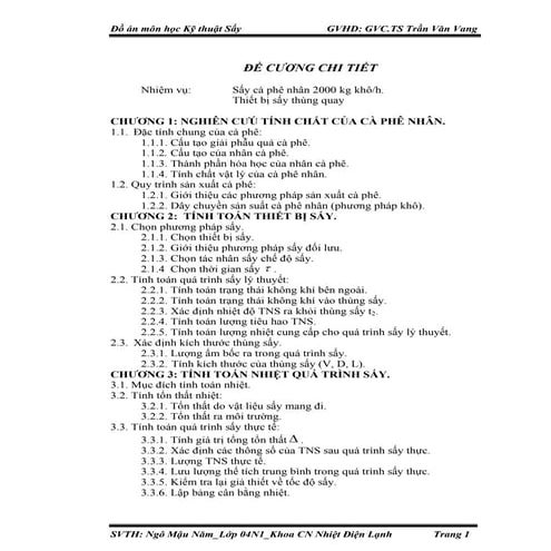 Do an say ca phe thung quay