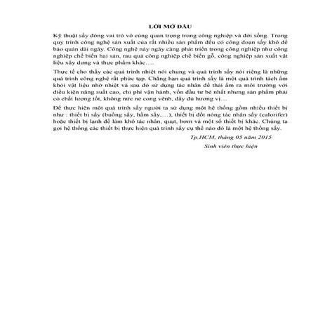 Đề tài: Thiết kế máy sấy chân không thủy sản, công suất 50kg/h