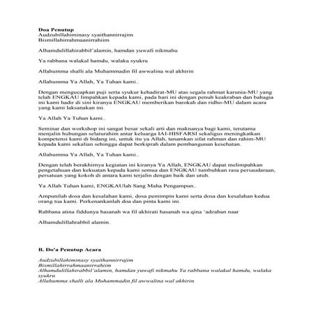 Do'a pkk | DOCX