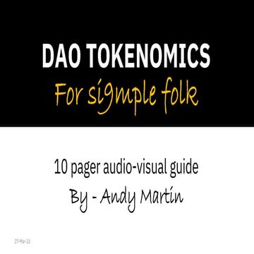 DOA TOKENOMICS FOR DUMMIES.pdf