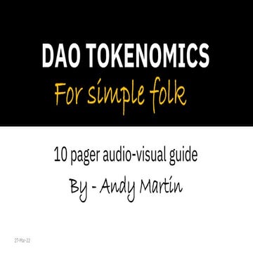 DOA TOKENOMICS FOR DUMMIES.pdf