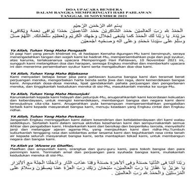 Doa Upacara Hari Pahlawan Docx