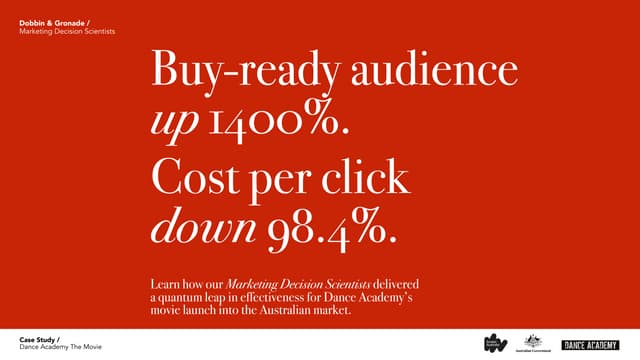 Dobbin & Gronade | Marketing Decision Scientists | Case Study