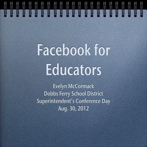 Facebook for Educators