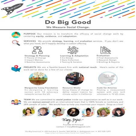  About Do Big Good - March 2020