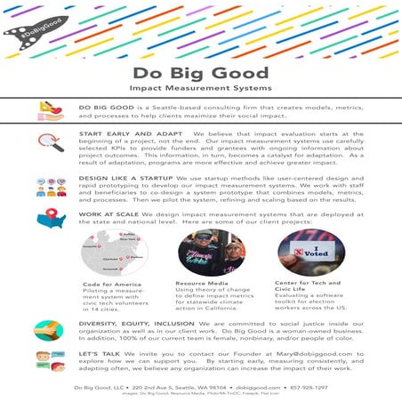 Do Big Good - About Us - Oct. 2019