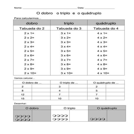 Dobro triplo e quádruplo | PDF