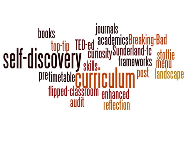 Curiouser and curiouser. How curric...