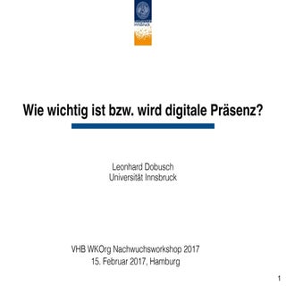 Wie wichtig ist digitale Präsenz fü...