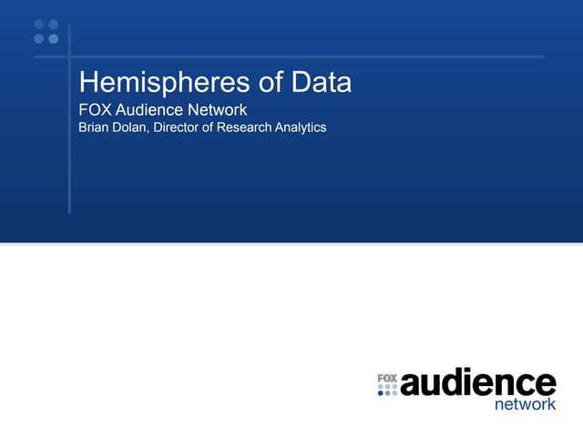 Hemispheres of Data