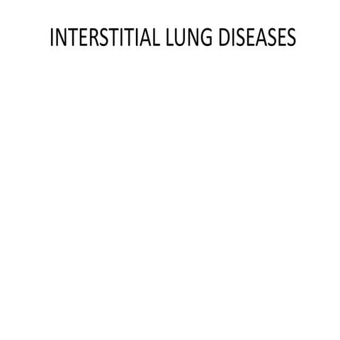 interstitial lung diseases