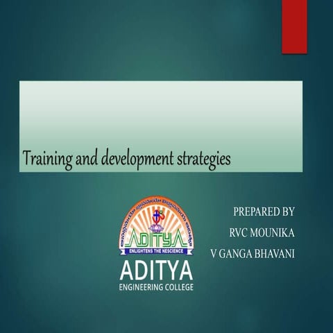 strategic training and devolpment 