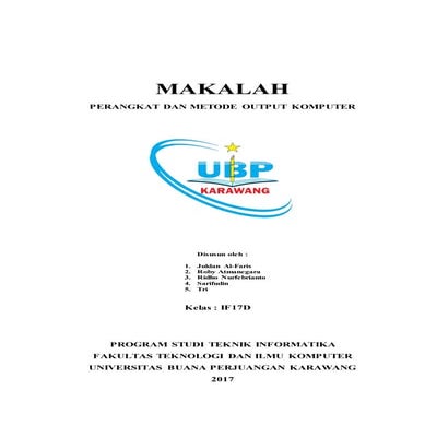makalah monitor 