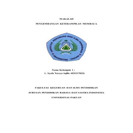 pengembangan keterampilan membaca | PDF