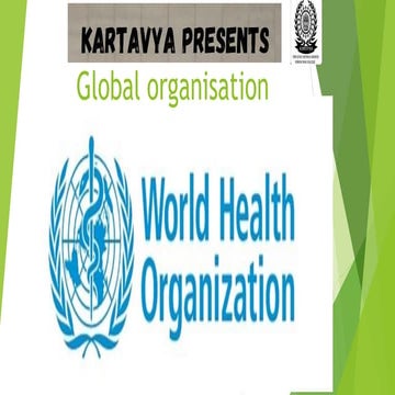 World Health organization Ppt