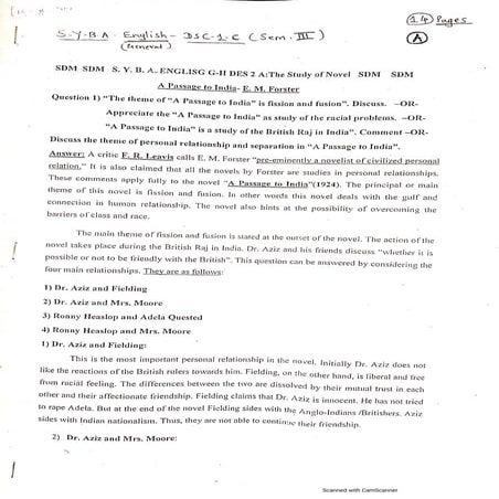 PASSAGE TO INDIA BY FORSTER NOTES 2.pdf