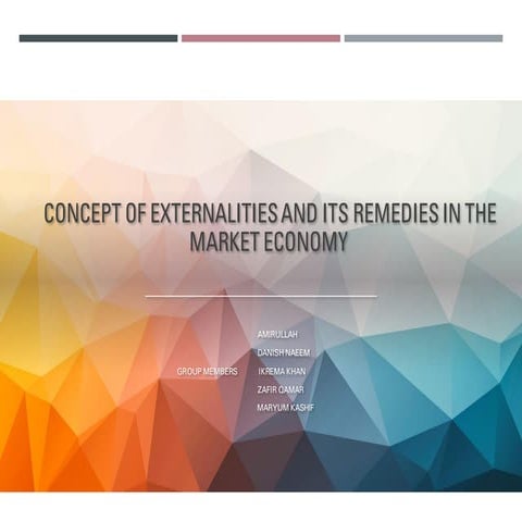 introduction of the economic Externalities | PDF