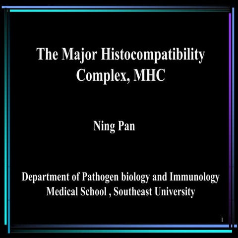 DOC-20230331-WA0016..pptx. The major his to compatibility complex