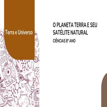 O PLANETA TERRA E SEU SATÉLITE NATURAL - LUA | PDF