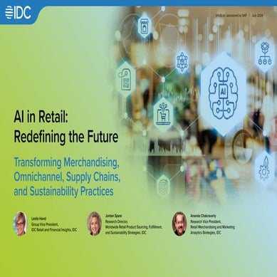 AI in retail redefining future by idc, Gen AI