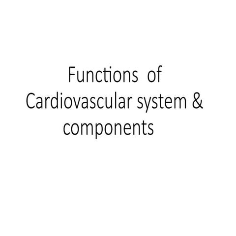 THE CARDIOVASCULAR SYSTEMS FUNCTIONS INCLUDE SELECT ALL THAT APPLY visual data 5