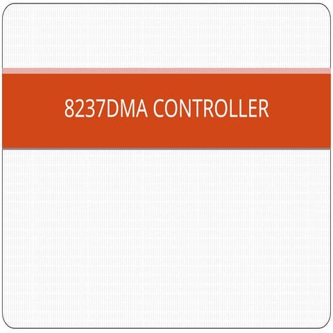DMA information of microprocessor.Shows how it performs