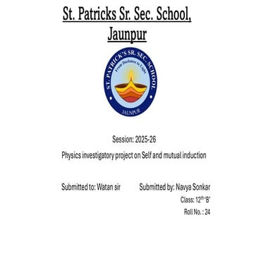 Physics presentation for class 12th on .