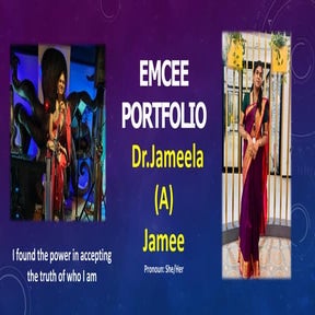 Transgender Emcee Jameela | Professional Anchor from Chennai for Corporate, F...