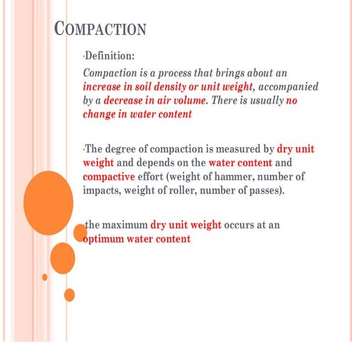 Lecture 5 soil compaction | PDF