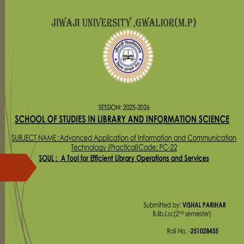 SOUL 3.0: Advanced Library Management Software for Efficient Operations ...