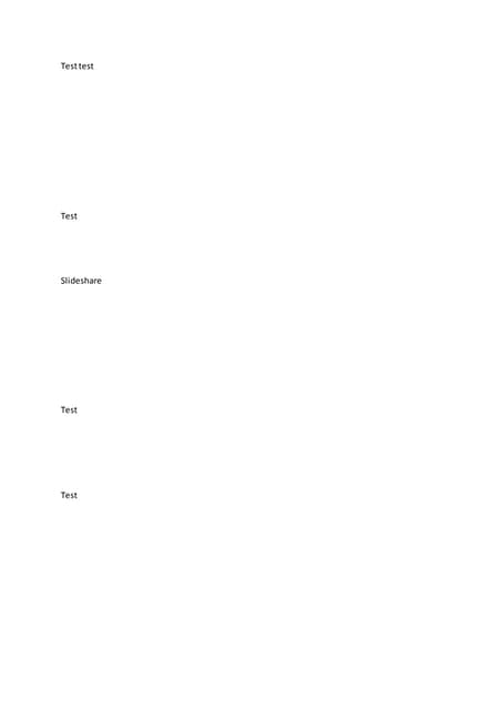 Test to upload on slideshare | PPTX
