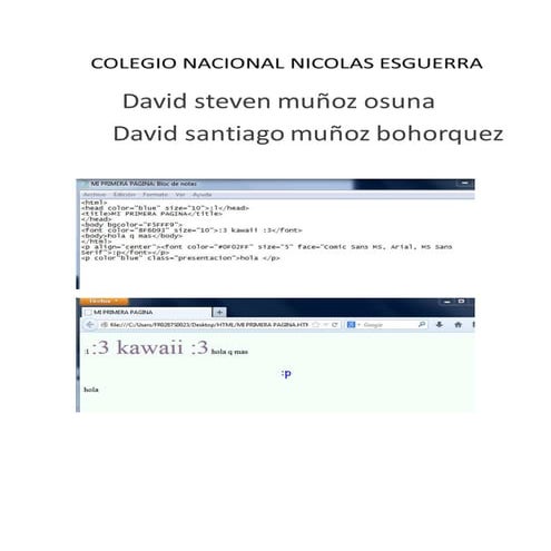 mi primera pagina web