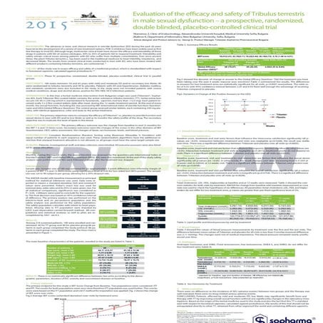 Evaluation of the efficacy and safety of tribulus terrestris in male sexual d...