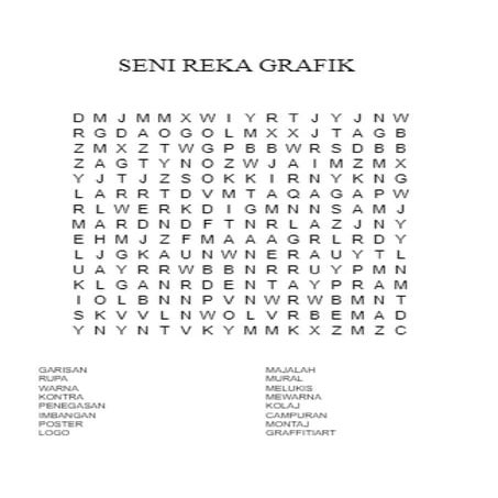 teka silangkata seni reka grafik peralihan