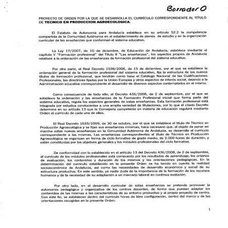 PRODUCCIÓN AGROECOLÓGICA