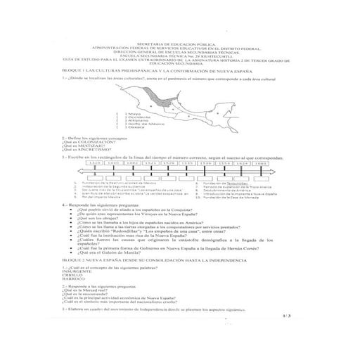 Guía de Extraordinario de 3° Grado 