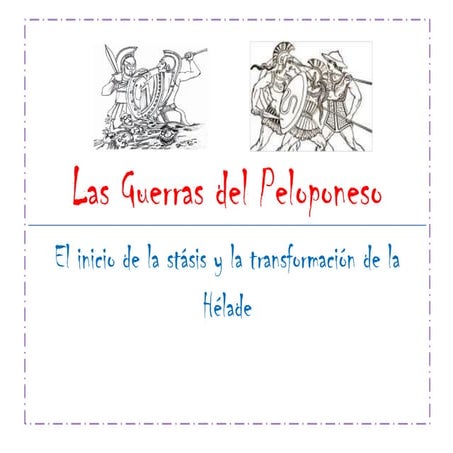 La guerra del peleponeso