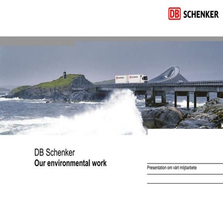 DB Schenker´s environmental work