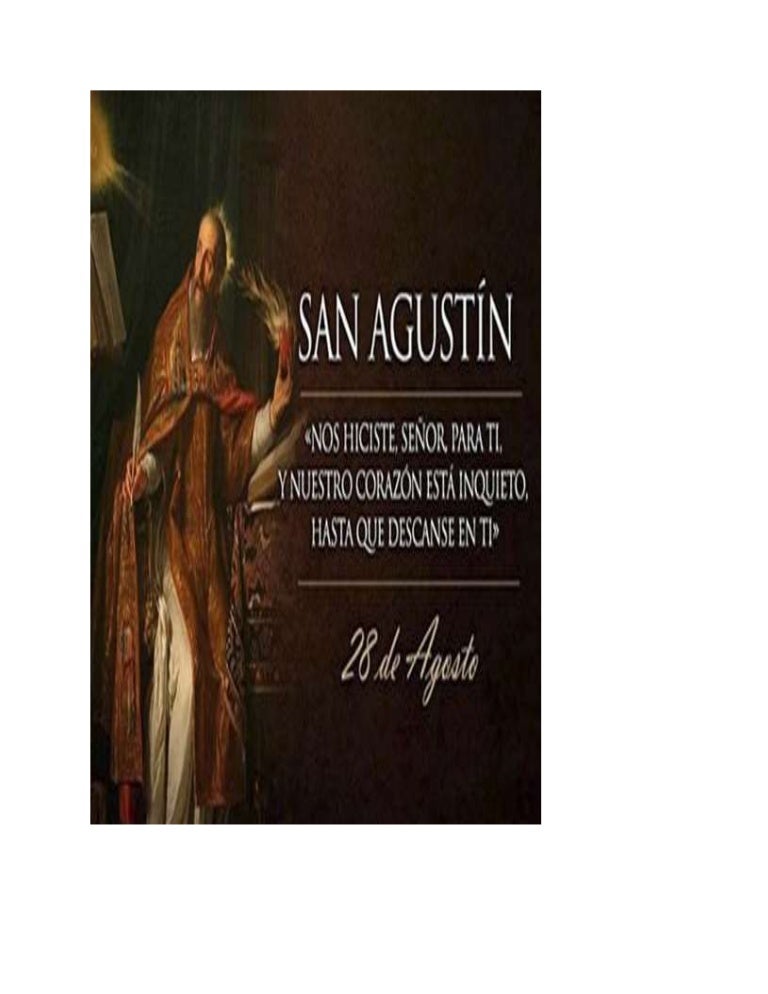 SAN AGUSTIN PENSAMIENTOS