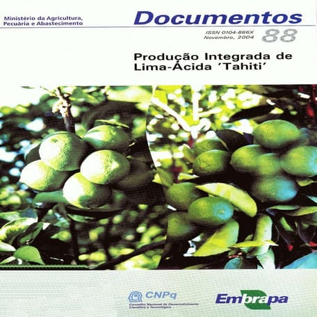 Normas técnicas específica para produção integrada de citrus