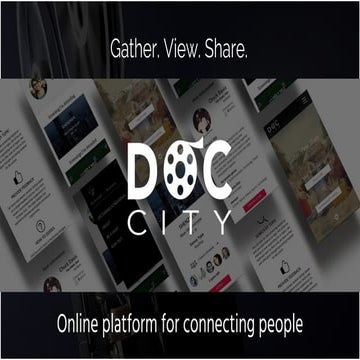DocCity online platform UX design case study 