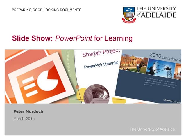 Preparing good looking documents