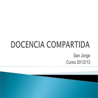 Docencia compartida