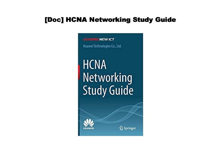 [PDF] HCNA Networking Study Guide