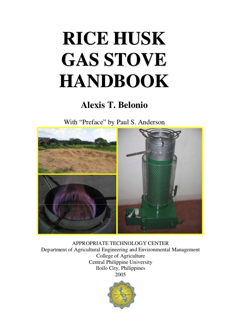 rice husk gas stove handbook